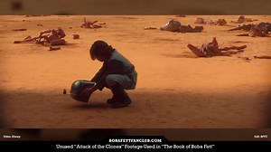 5.4K views · 310 reactions | According to #BobaFett actor Daniel Logan – named in credits for Chapter 1 of #TheBookOfBobaFett – everything except the over-the-shoulder shot (portrayed by Finnegan Garay) was unused footage of him shot in 2000 in Australia for Episode II For comparison, the AOTC moment is at the end Edit: Boba Fett Fan Club #DailyFett | Boba Fett Fan Club | Facebook