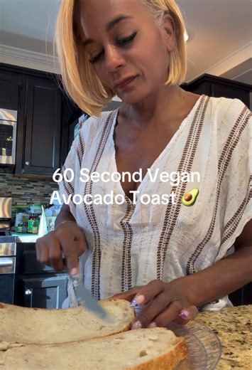 🥑 60 Second Vegan Avocado Toast. Maintaining a plant based diet on a takeout mentality is not a flex. So I vowed to get back in the lab 🍞 Sourdough bread Avocado 🥑 Bragg liquid Amino Vegan butter 🧈 Dash of salt & pepper