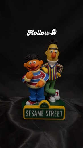 HOLLOW 3D on Instagram‎: "Sesame Street : Bert And Ernie Printed by : @3d_hollow Painted by : @mijoslilworkshop Model by : @uelwinner Size : 1/6 scale For more information DM للطلب والاستفسار يرجى التواصل عبر الخاص ‏#3dprinting #resin #art #figures #3d"‎
