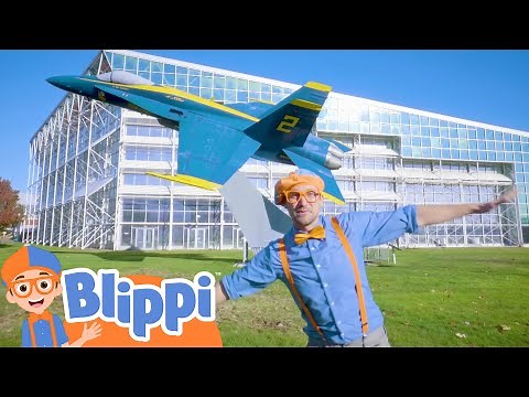 Blippi Visits The Museum of Flight - Learn About Planes | Kids Fun & Educational Cartoons