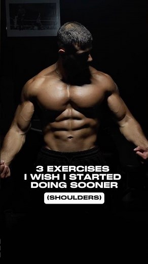 3 Exercises I Wish I Started Sooner (For Big Shoulders) #gym #workout