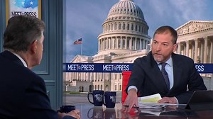 WATCH: "Who are you negotiating with? The president or Sen. Schumer?" @chucktodd asks. "There's no formal talks going on right now. ... I'm just saying, 'get your financial house in order,'" @Sen_JoeManchin (D-W.Va.) says to his fellow Democrats. | Meet the Press
