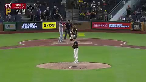 Good guy Henry Davis challenging an obvious ball juuuuust in case Evan Sisk had the immaculate inning 😂