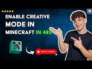 How to ACTIVATE CREATIVE MODE in MINECRAFT in 48 S