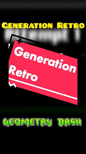 Evolution Challenge in Generation Retro Geometry Dash 211
