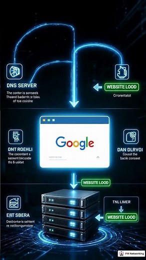 How DNS Works in Seconds 🌐 | google.com to IP Address Explained