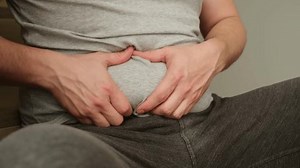 Man Squeezing His Belly Fat Concerned Stock Footage Video (100% Royalty-free) 3818187965 | Shutterstock