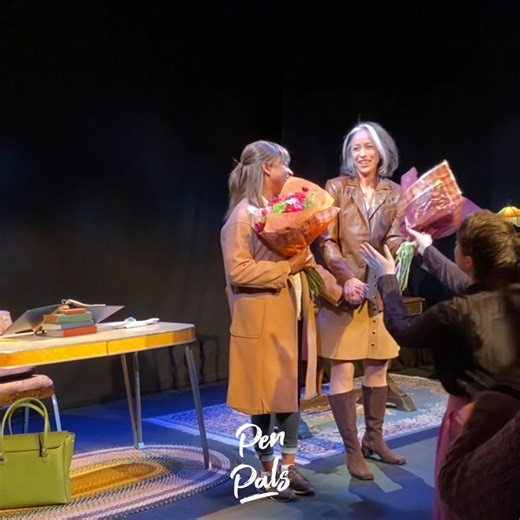 ✨ Curtain call magic! ✨ The laughter, the love, the applause—it’s all here, and it’s just the beginning! 💌🎭 Take a look at Paige Davis (Trading Spaces) and Tony Award nominee Montego Glover (Gypsy) taking their first bows in Pen Pals last night! | Pen Pals