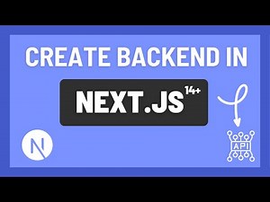 How to create backend in Next js 14 +?