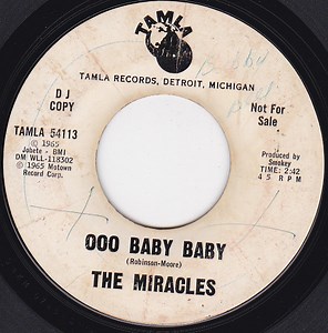 The Miracles - Ooo Baby Baby
