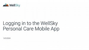 Logging in to the WellSky Personal Care mobile app
