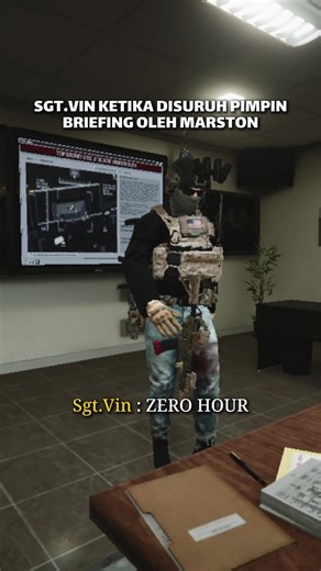 [Blooper] Lt.Marston lagi absen briefing #operator #fypシ | operator