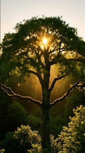 drone footeg of a forest #viral #mountains #skiing #uae #veo3 #reddunes #snowdunes
