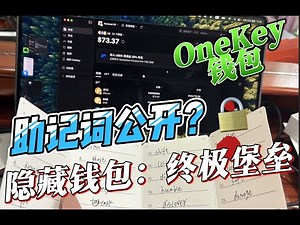 🔥我公开Onekey钱包24个助记词，你却偷不走我的73美金！深度解析硬件钱包「隐藏钱包Passphrase」终极安全功能！