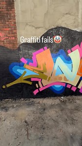 #graffiti fails 🤦‍♂️💣✍️🫠 #graffitiart #graffitiartist #graffitistyle 🎥weanksea🎬 | Lace1