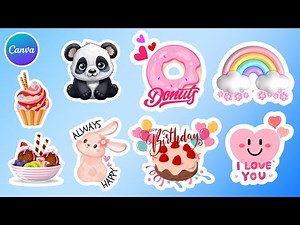 Make Digital Stickers in Canva & Start Selling on Etsy Today!