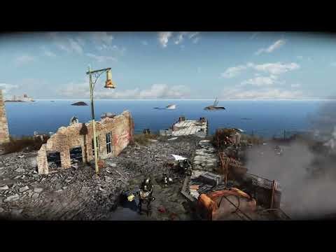 FALLOUT 4 | NPC Battle - Trappers vs Rust Devils
