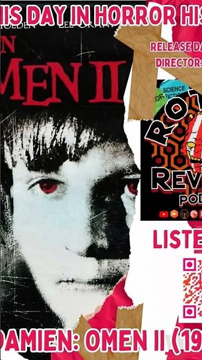 On This Day In Horror History | Damien: Omen II(1978) #horror