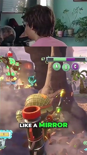 Playing Garden Warfare 2 Through a Mirror! #noahstarves #gaming #pvz2
