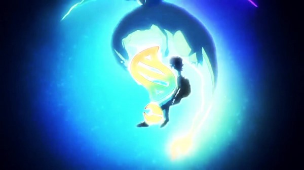 Red Charizard Mega Evolution in Anime Editing