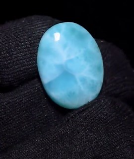 Larimar Stone Meaning, Benefits Healing Propertie & Uses, Rare Blue Caribbean Gemstone From Dominican Republic for Spiritual Energy 33.45 CT - Etsy