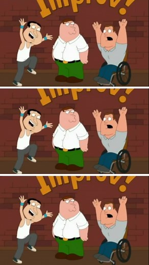 It's Joe's screams for me. #familyguy #foryoupage #petergriffin #quagmire #joeswanson
