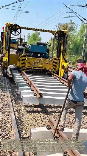 Laying Pre-Assembled Track: How Specialized Machinery Joins New Rails to Existing Lines
