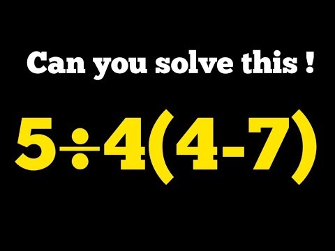 5÷4(4-7) 😱 BODMAS Rule Explained Step by Step | Most People Get This Wrong!