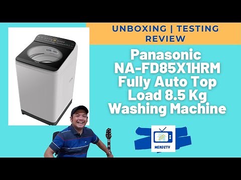 Panasonic NA-FD85X1HRM Fully Auto Top Load 8.5 Kg Inverter Washing Machine | Unboxing + Review