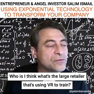1.5K views · 54 reactions | How do you digitize and use exponential technology to transform your company into an exponential one during this crisis? Salim Ismail (Founder of ExO Works and OpenExO) and I discuss being an Exponential Entrepreneur during COVID-19. | Peter Diamandis | Facebook