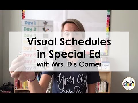 Visual Schedules for Special Education and Autism: Classroom Setup, First-Then + Specials Rotation