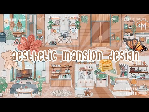 Aesthetic Modern Mansion House Design (Floor 1) 🏠🧺🥨 | Toca Boca | Toca Life World 🥨🥯