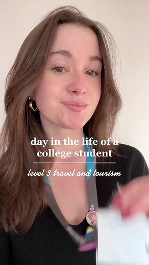 Day in the life of Travel & Tourism student, Emily ✈️ 🧳 #travel #canterburycollege #college