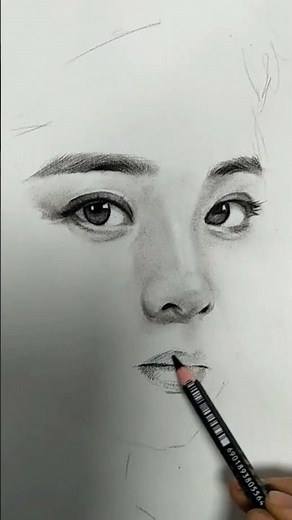 Hyper Realistic Lip Sketch Drawing | Step-by-Step Art Tutorial #Shorts