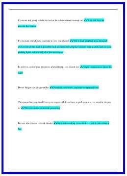 MA Martins Drivers Ed Final Exam with Certified Solutions267 636x882