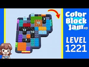 Color Block Jam Level 1221 Solution Walkthrough