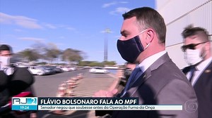 Flavio Bolsonaro fala ao MPF