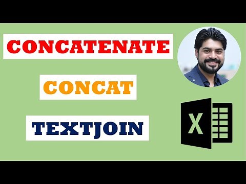 Excel में Text कैसे जोड़ें Concatenate, &, Concat, TextJoin