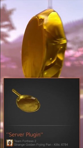 The UNUSUAL Golden Frying Pan #shorts #gaming #tf2