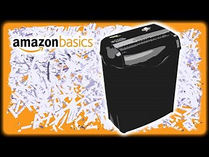 Amazon Basic Aktenvernichter / Unboxing, Vorstellung, Test, Fazit