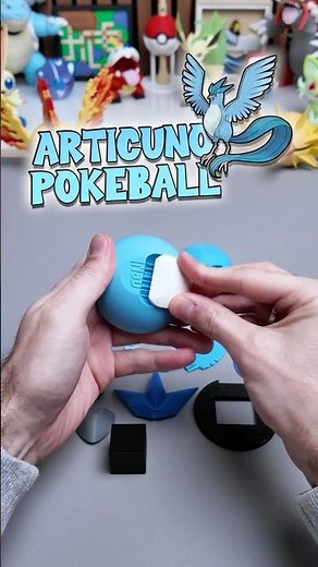 151/365 - Building a 3D-Printed Articuno Pokéball ❄️