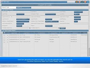 Maintain reports With Ramco ERP on Cloud !