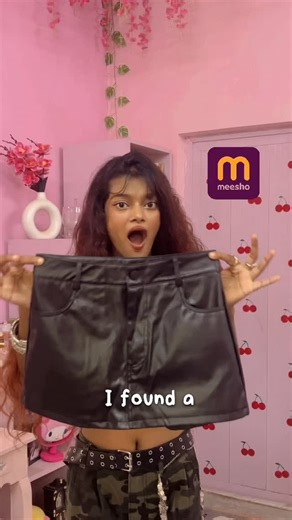 Rituparna Das on Instagram: "Best leather skirt find?#leatherskirt #leatherfashion #fauxleather #pleather #miniskirt #highwaistskirt #leatherlook #skirtstyle #outfitinspo #fashionblogger #ootd #affordablefashion #meeshofinds #meeshohaul #meeshofashion"