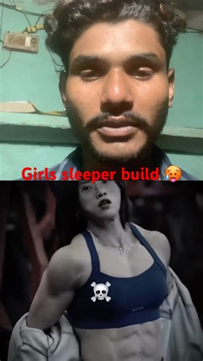 Girls sleeper build 🥶 #motivation #gymlife #fitnessmotivation #sleeperbuild #girlpower #body #fit