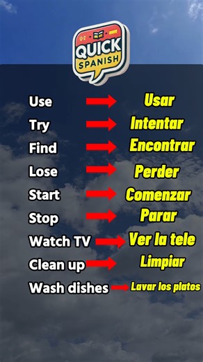 6.6K views · 156 reactions | Spanish Vocabulary for beginners! | Quick Spanish | Facebook