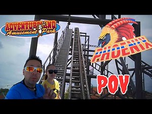 Phoenix Spinning Coaster POV Ride & Review Adventureland Altoona Iowa 2025