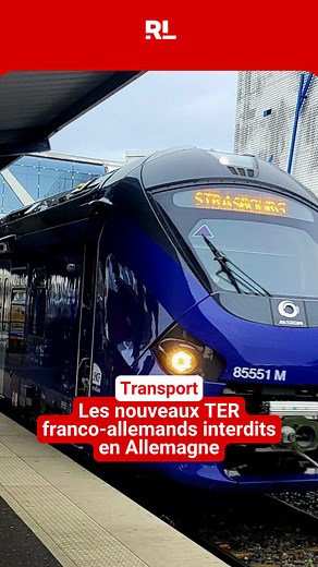Presque un demi milliard d'euros. C'est la somme déboursée par la région Grand-Est pour acquérir 30 rames du nouveau TER franco-allemand. Bémol : ces nouveaux autorails ne sont pas homologués pour rouler outre-Rhin. En cause, le module de freinage d'urgence. Dans l'attente de la validation du dossier d'homologation déposé auprès de l'Etat fédéral allemand, les TER roulent côté français. | Le Républicain Lorrain