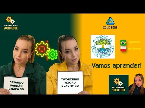 Tutorial 2.3 | Padrão Chapa 3D no Solid Edge sem Mistérios