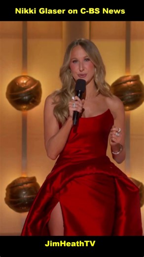 Nikki Glaser took a direct shot at CBS News on CBS’s own Golden Globes broadcast. While hosting the ceremony at the Beverly Hilton, Glaser joked, “And the award for most editing goes to CBS News,” drawing loud laughter inside the room. She then added: "Yes, CBS News, America's newest place to see BS news." The line hit because CBS News is undergoing a sharp rightward editorial shift under Bari Weiss, now editor-in-chief, backed by Paramount chief David Ellison, a major Trump supporter. When come