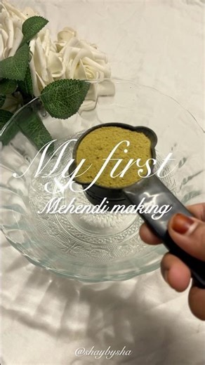 My first mehendi making🌷ഇത് ഞാൻ തന്നെ ഉണ്ടാക്കിയതാണോ😳#trending #shortsfeed #mehndi #henna #viral